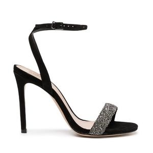 Schutz Embellished Heel Sandal